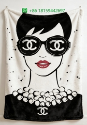 Chanel Throw Blankets